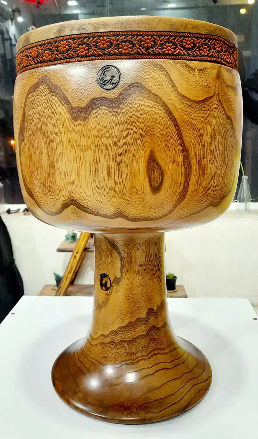 فروش تنبک گردو یک تکه چهار مهر ویژه حرفه ای|سازهای سنتی|ملارد, |دیوار