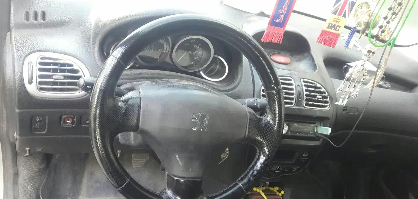 ۲۰۶تیپ ۳ رنگ نقره ای|خودرو سواری و وانت|سلماس, |دیوار