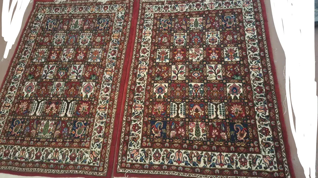 یک جفت قالی دست بافت|فرش|خمینی‌شهر, |دیوار