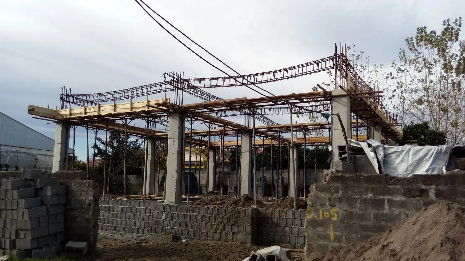 آرماتور بندی قالببندی آلماتوربندی اسکلت|خدمات پیشه و مهارت|رشت, فرزانه|دیوار