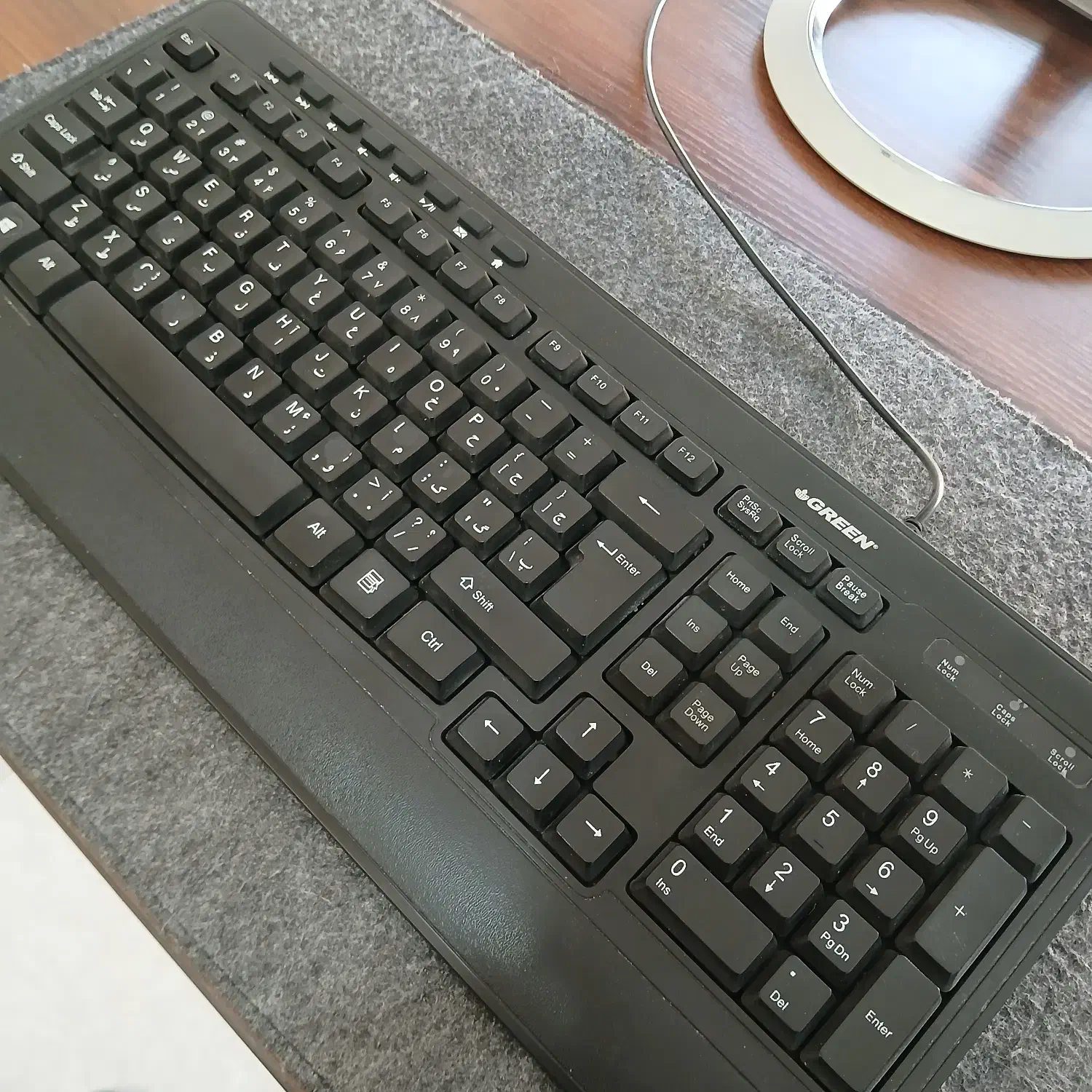 کیبورد سیمی گرین مدل GK303|قطعات و لوازم جانبی رایانه|قزوین, |دیوار