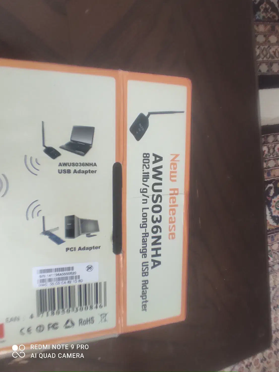 کارت شبکه آلفا AWUS036NHA|مودم و تجهیزات شبکه|اردبیل, |دیوار