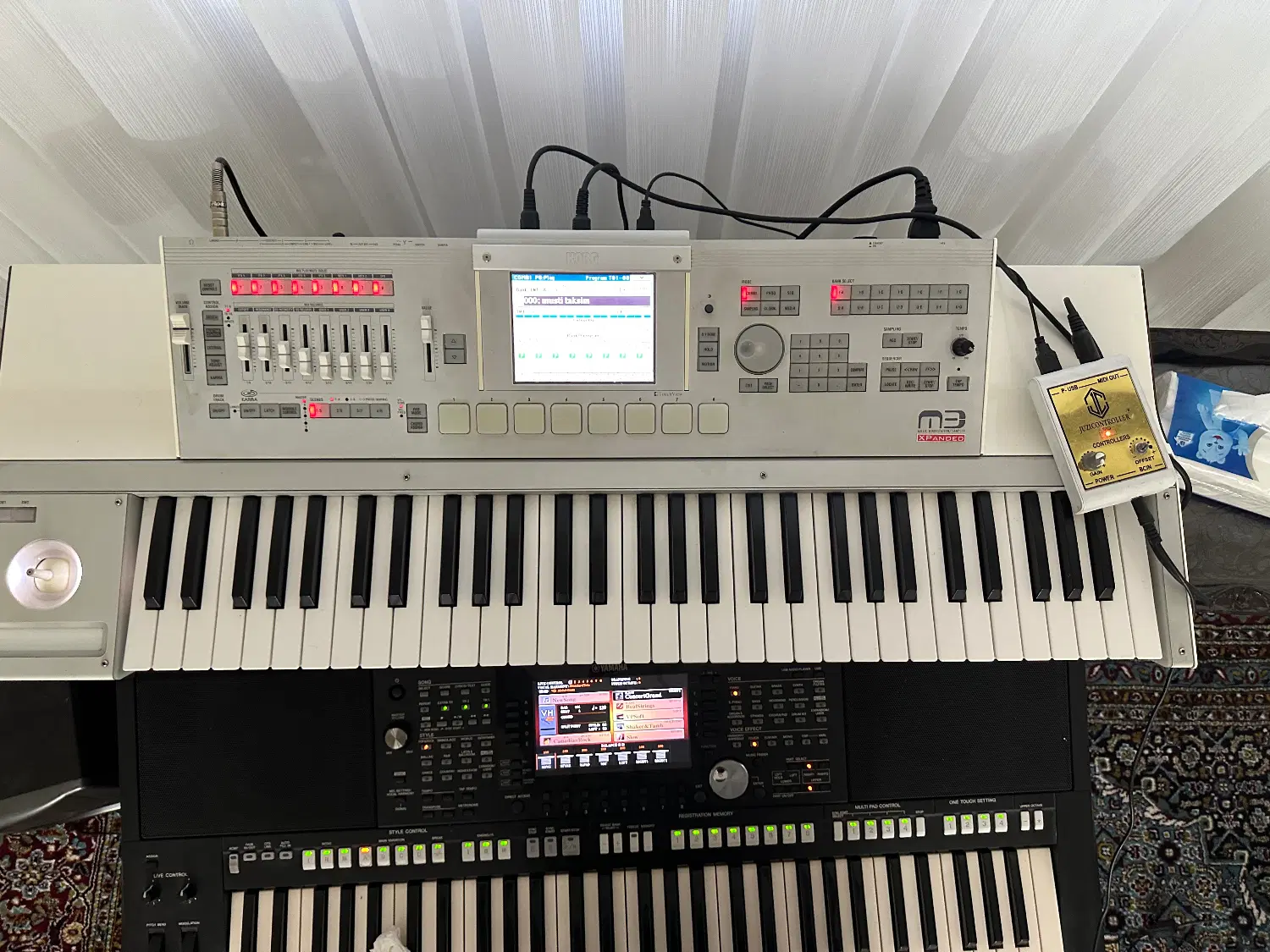 korg m3|پیانو، کیبورد، آکاردئون|ارومیه, |دیوار