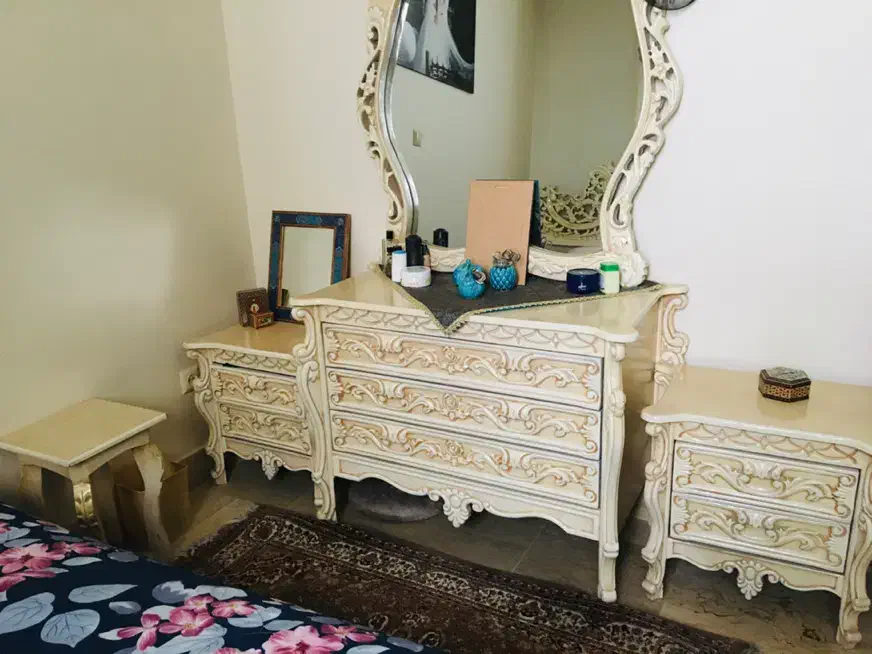 سرویس خواب تمام چوب|تخت و سرویس خواب|تهران, قنات‌کوثر|دیوار