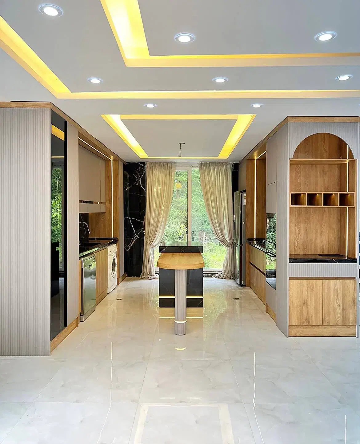 کابینت MDF هایگلاس پلی اورتان نئوکلاسیک اقساط|مصالح و تجهیزات ساختمان|کرمان, |دیوار