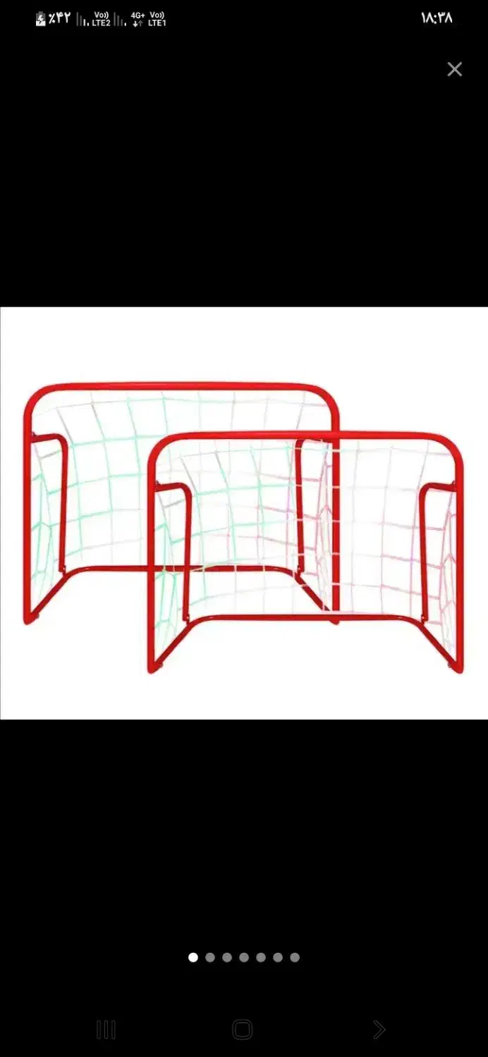 تیر دروازه فلزی تاشو گل کوچک کمجا و محکم و زیبا|تجهیزات ورزشی|تهران, چیتگر جنوبی|دیوار