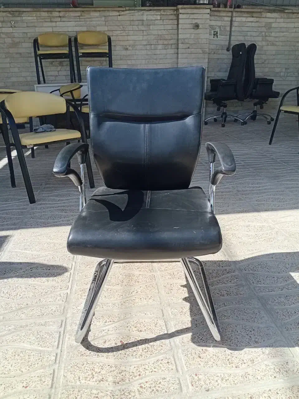 صندلی ساده نیلپر|مبلمان اداری|خمین, |دیوار