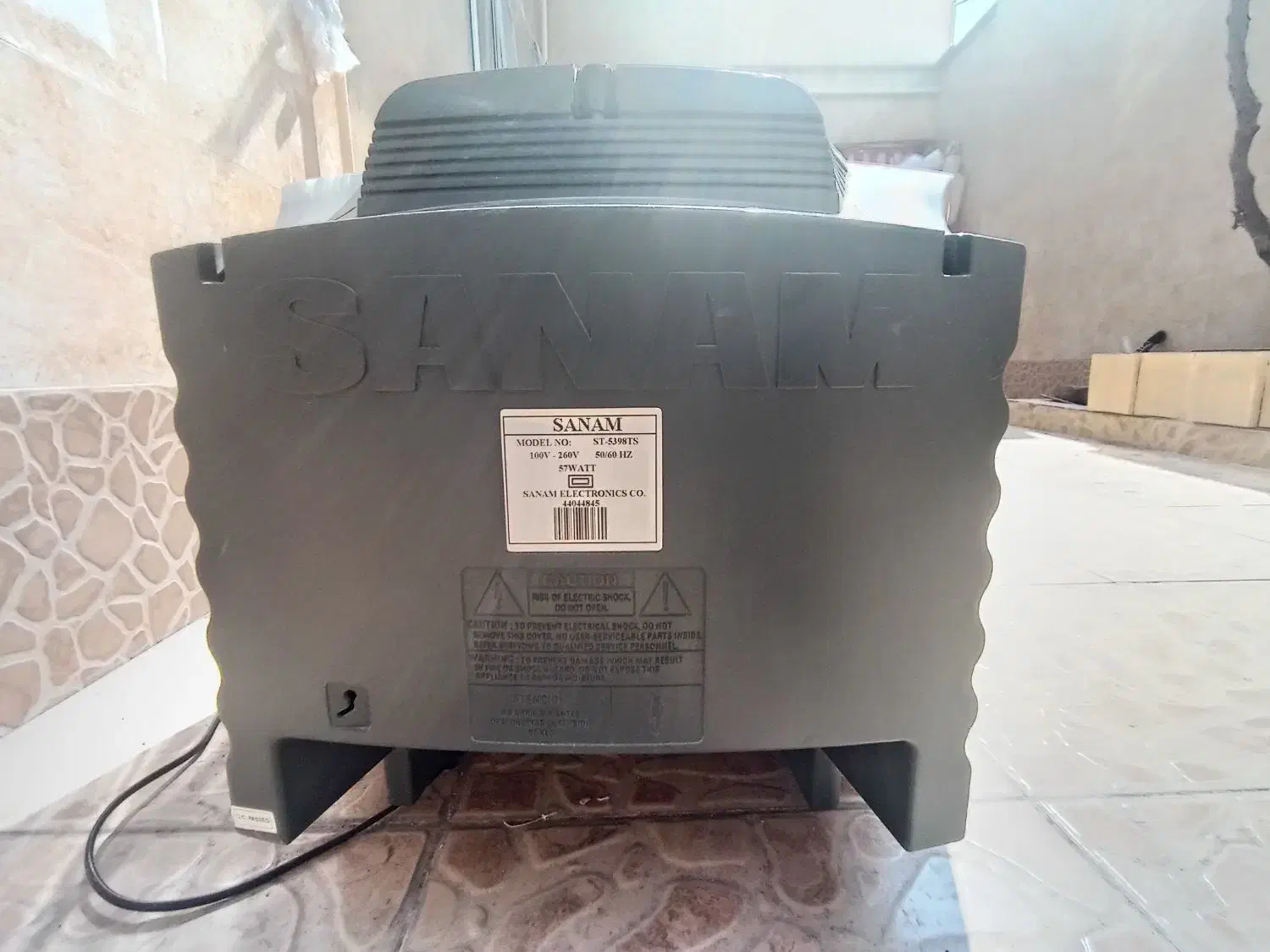 تلویزیون قدیمی ۲۱ اینچ سنام Sanam|تلویزیون و پروژکتور|خسروشاه, |دیوار