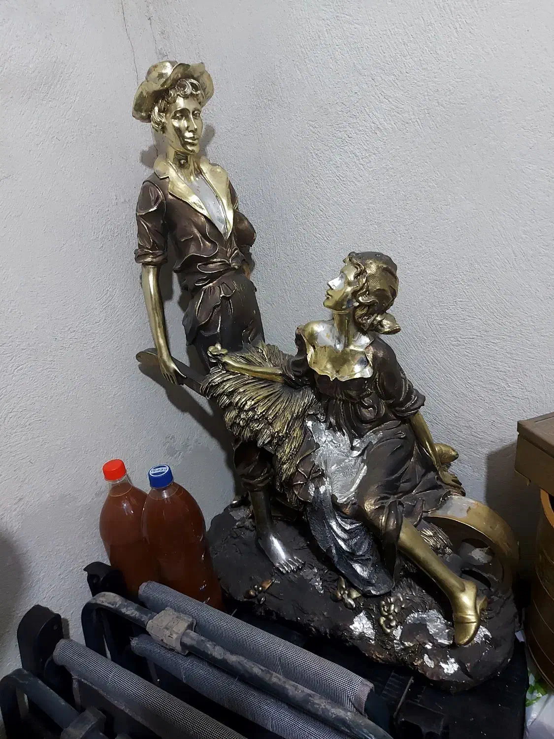 مجسمه رزین خانم و اقا|مجسمه، تندیس، ماکت|تهران, افسریه شمالی|دیوار