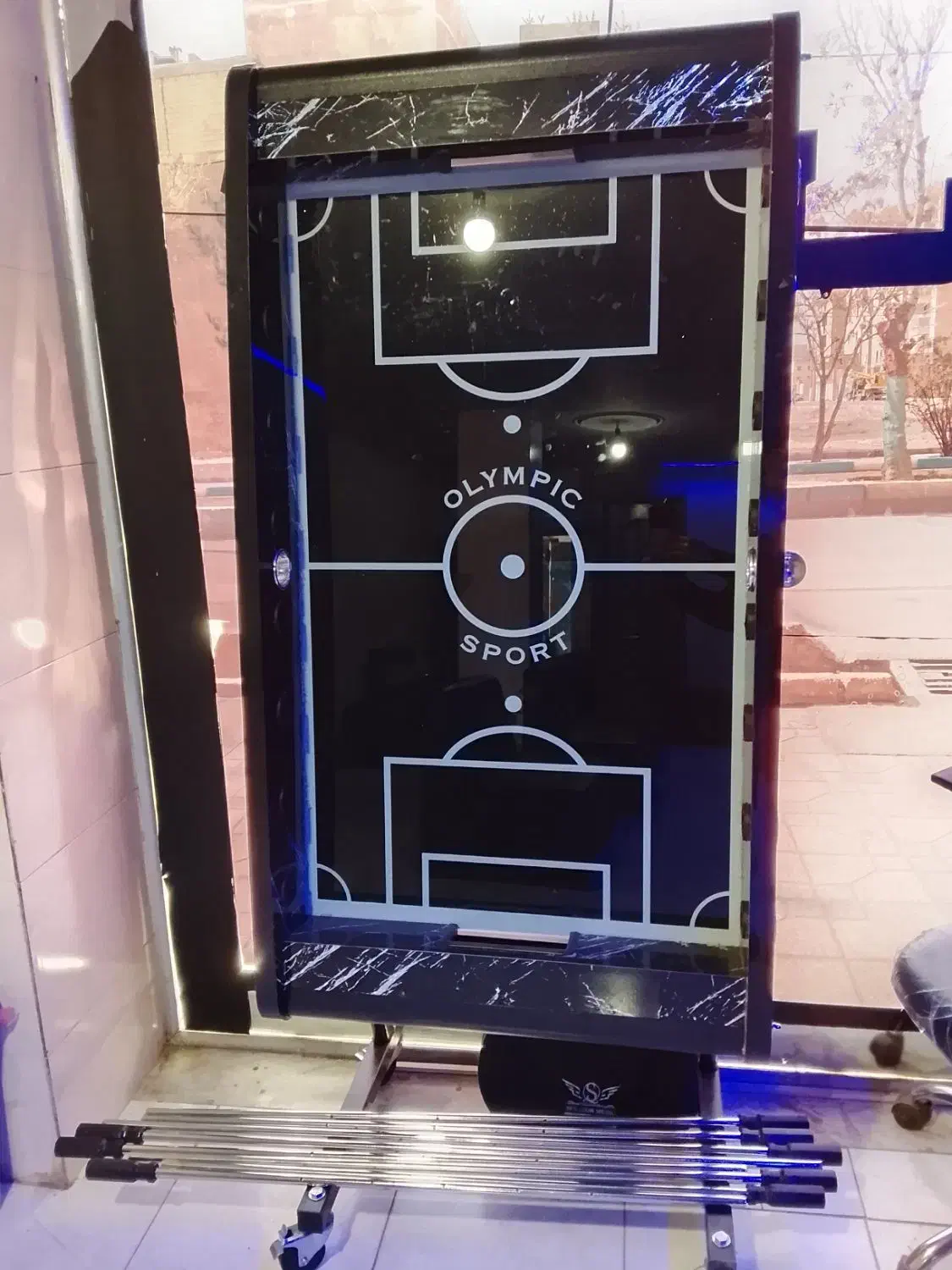 فوتبال دستی|ورزشهای توپی|رباطکریم, رباطکریم|دیوار