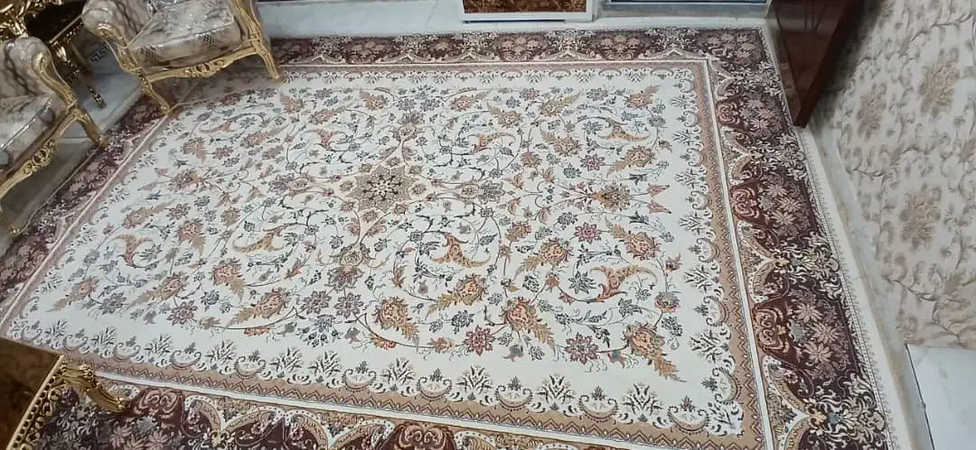 فرش ۱۲ متری جفت|فرش|چهارباغ, |دیوار