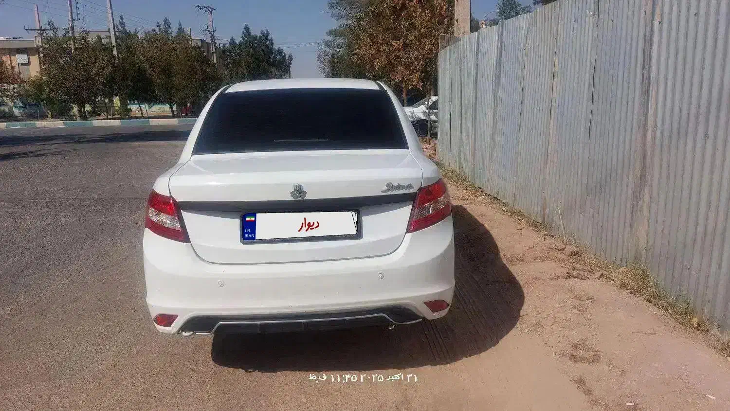 ساینا 1400 سفید|خودرو سواری و وانت|کرمان, |دیوار