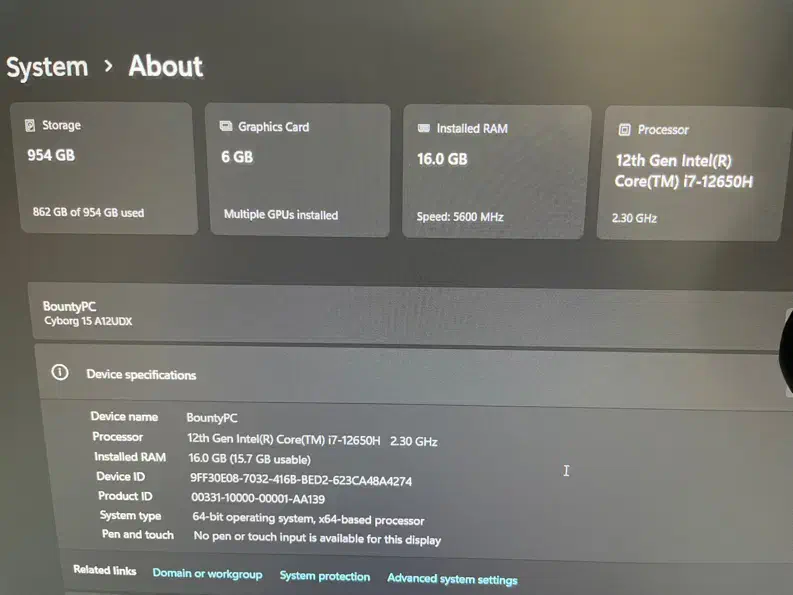 لپتاپ گیمینگ MSI CYBORG 15 A12UDX|رایانه همراه|تهران, بریانک|دیوار