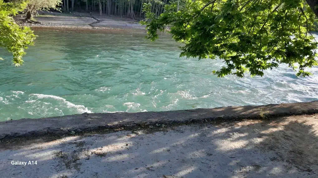 سکوی شخصی لب آب رودخانه زاینده رود|اجارهٔ کوتاه‌مدت آپارتمان و سوئیت|سامان, |دیوار