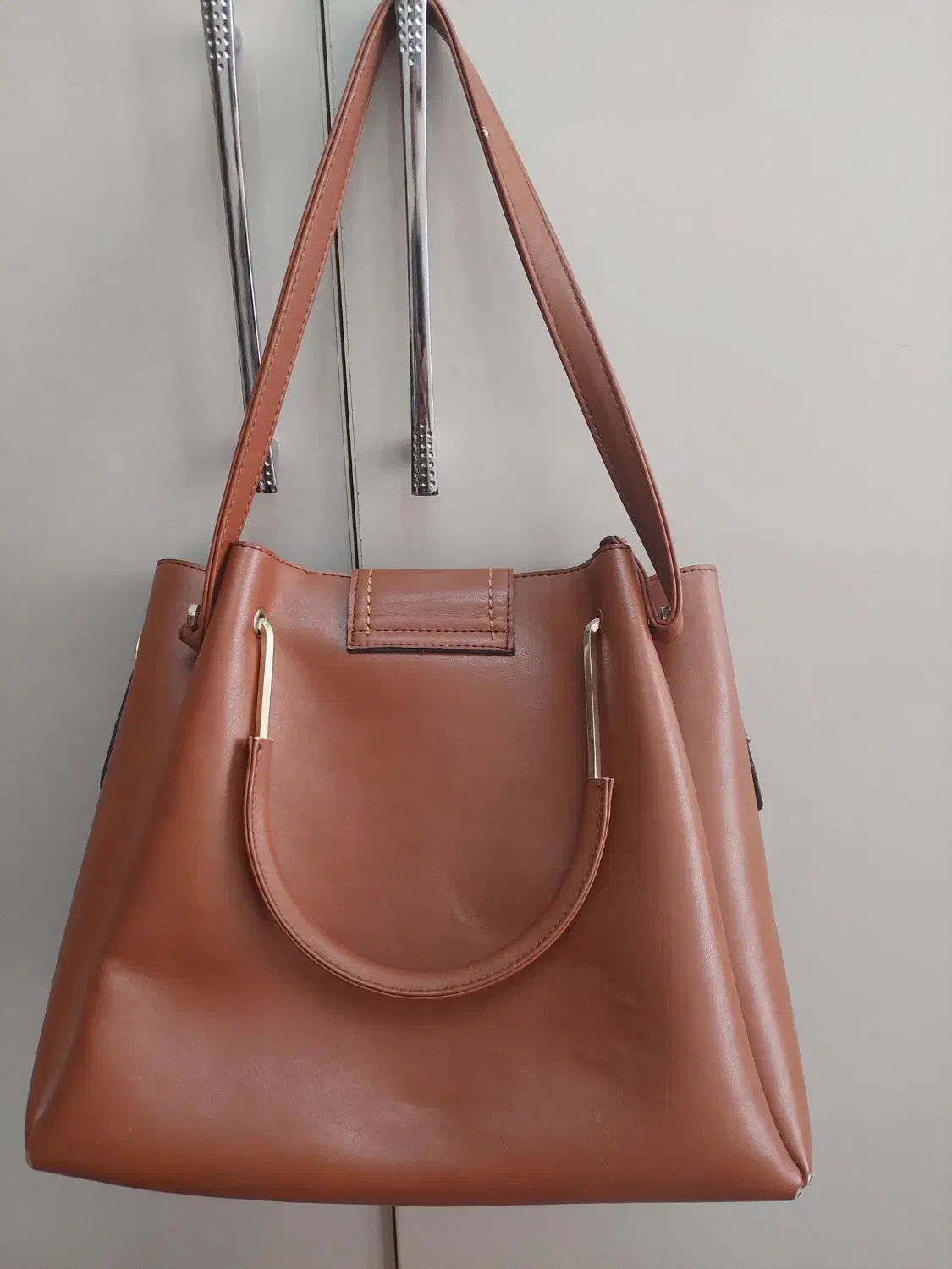 کیف چرم مجلسی زنانه بسیار شیک و جا دار|کیف، کفش، کمربند|رباط‌کریم, رباط‌کریم|دیوار