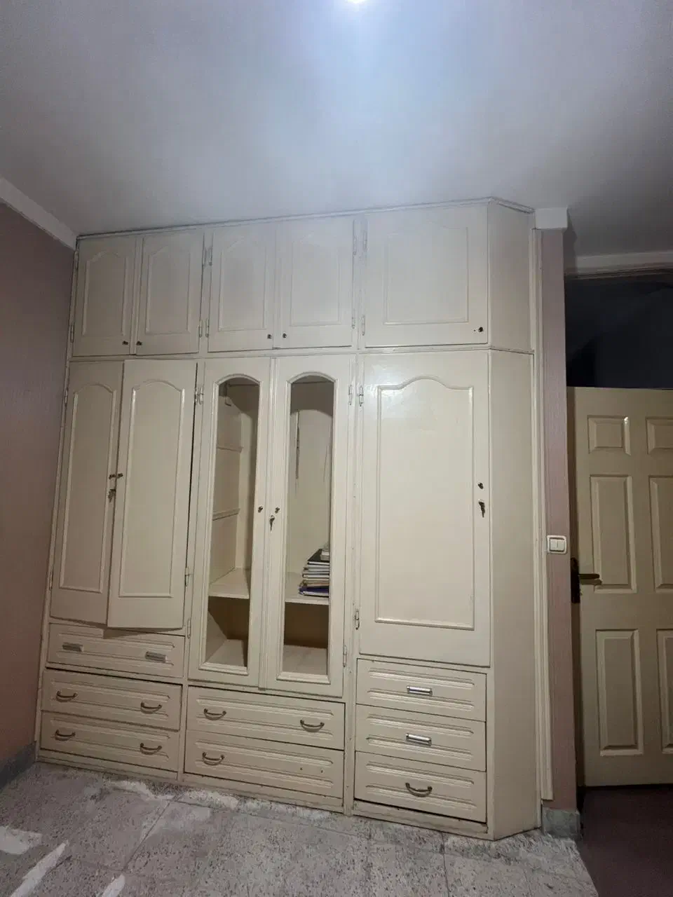 کمد دیواری چوبی|جاکفشی، کمد، دراور|پارس‌آباد, |دیوار