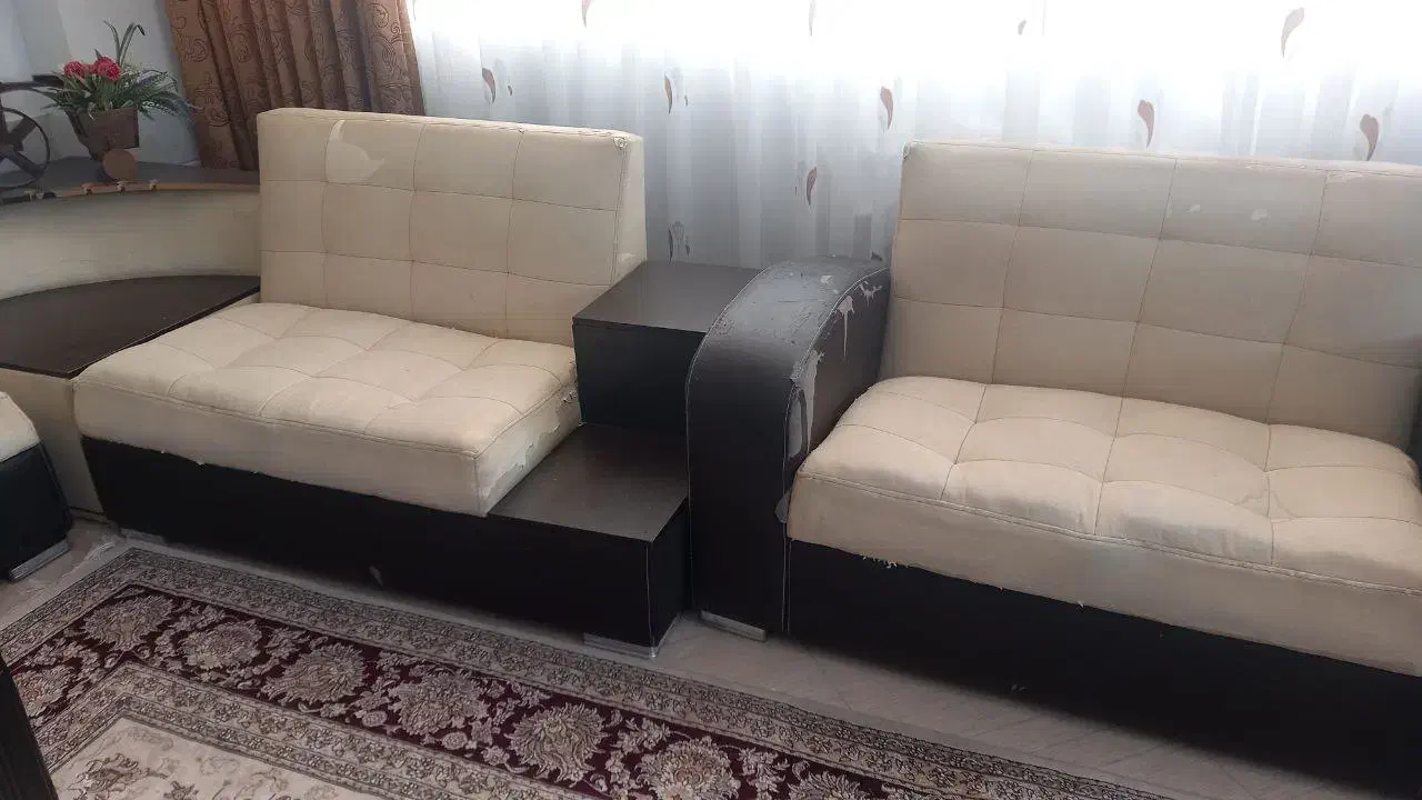 مبل دست دو ، مبل کارکرده|مبلمان خانگی و میز عسلی|کاشمر, |دیوار