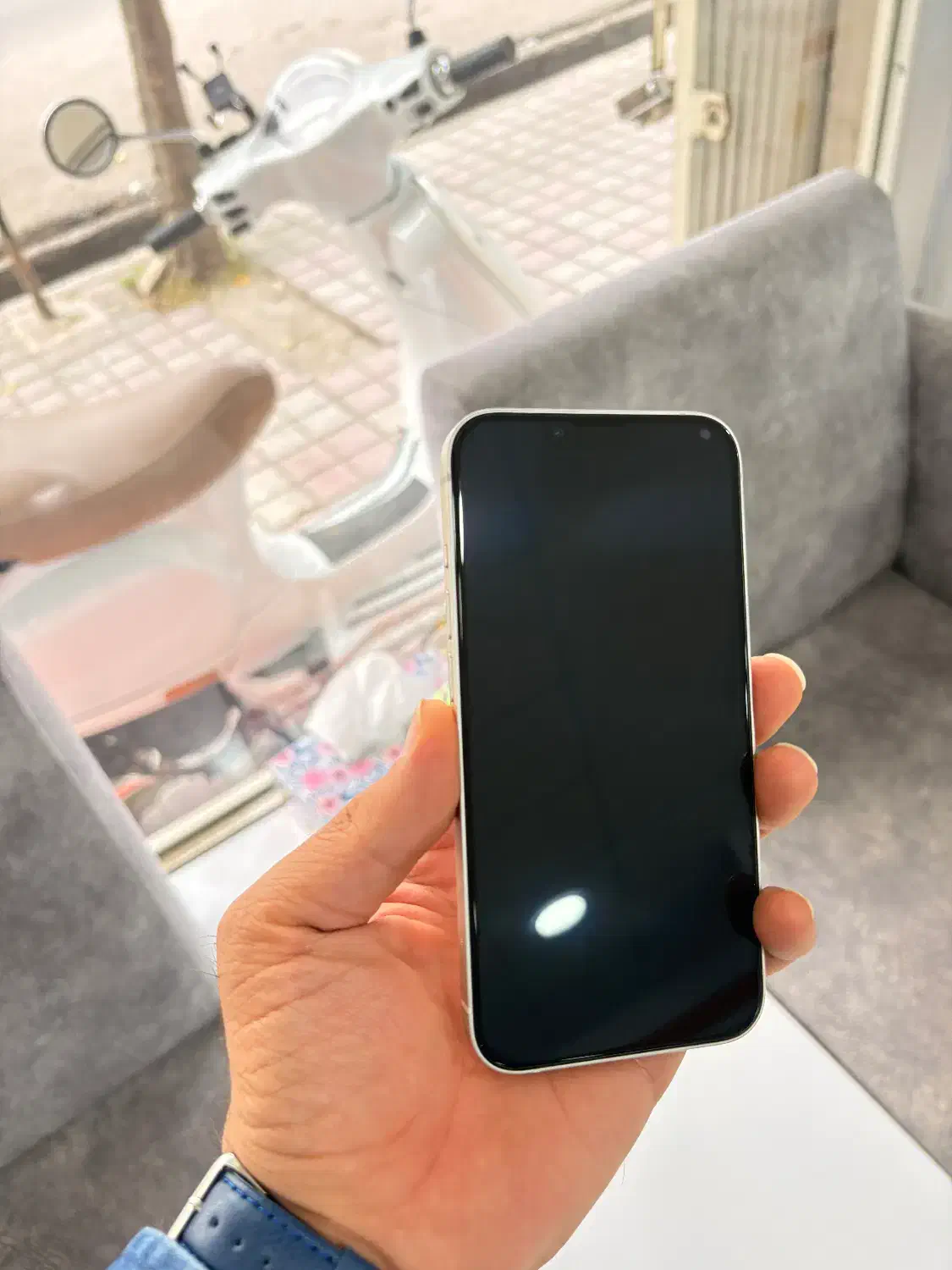 آیفون ۱۳ نرمال دو سیمکارت سفید|موبایل|کلاله, |دیوار