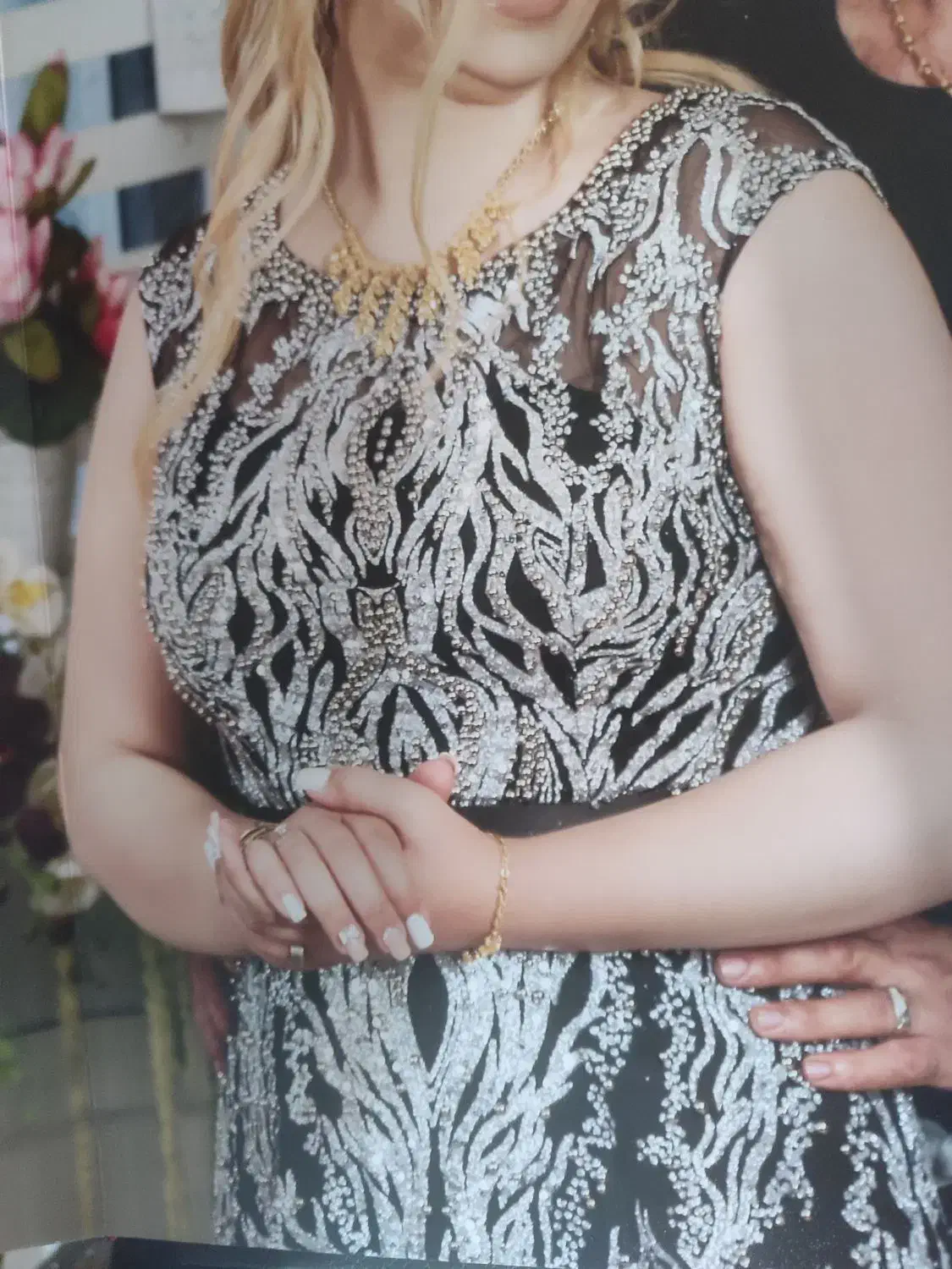 لباس مجلسی سنگین کار شده|لباس|آمل, |دیوار