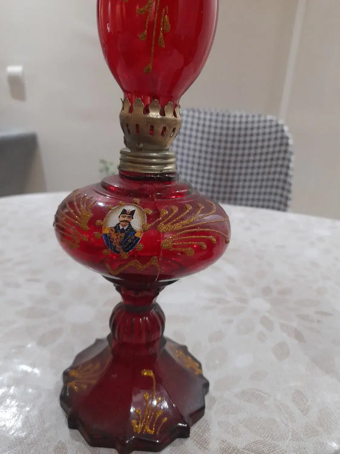 چراغ نفتی تزییتی‌ و قابل استفاده با نفت|صنایع دستی و سایر لوازم تزئینی|تهران, پرستار|دیوار