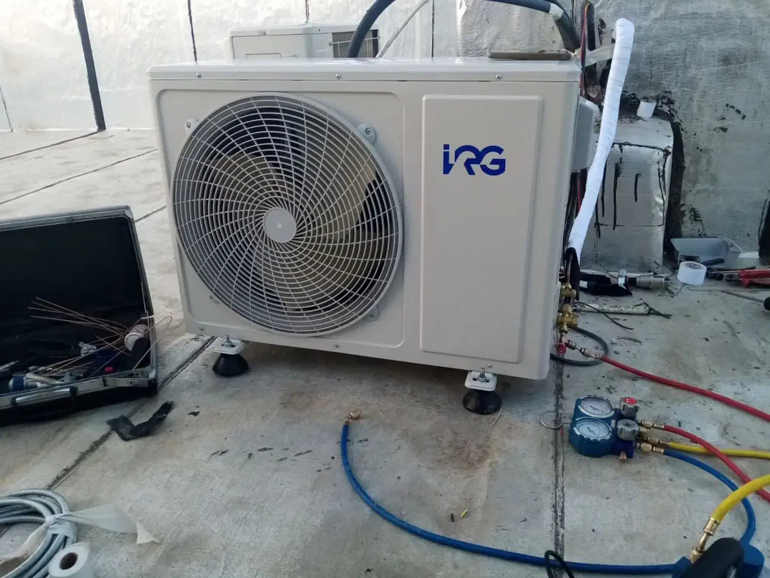 نصب کولرگازی،نصب داکت اسپلیت،لوله کشی مسی،لوله مسی|خدمات پیشه و مهارت|همدان, |دیوار