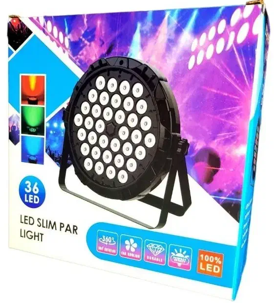 فلشر رقص نور فلت حرفه ای ۵۴ ال ای دی ۱۶۰ وات|آلات موسیقی|شیراز, بازار|دیوار