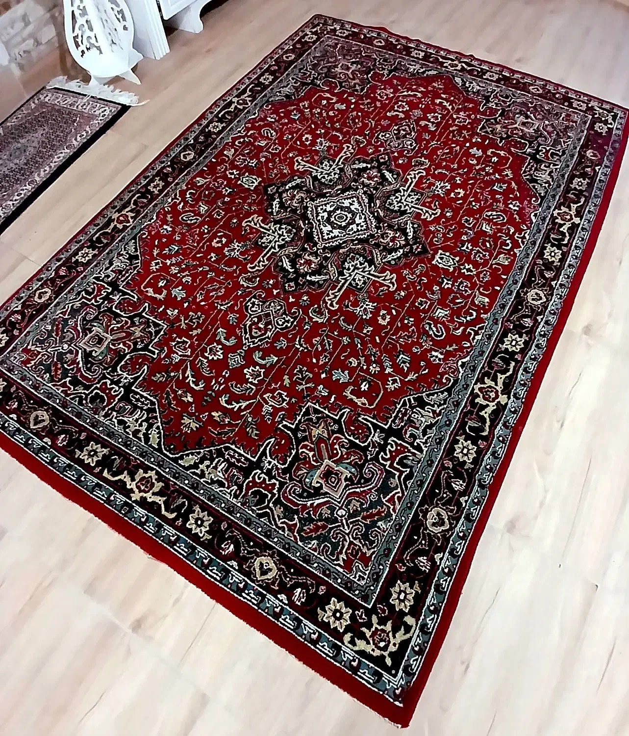 فرش ماشینی۴متری نخی درحدنو|فرش|تبریز, |دیوار