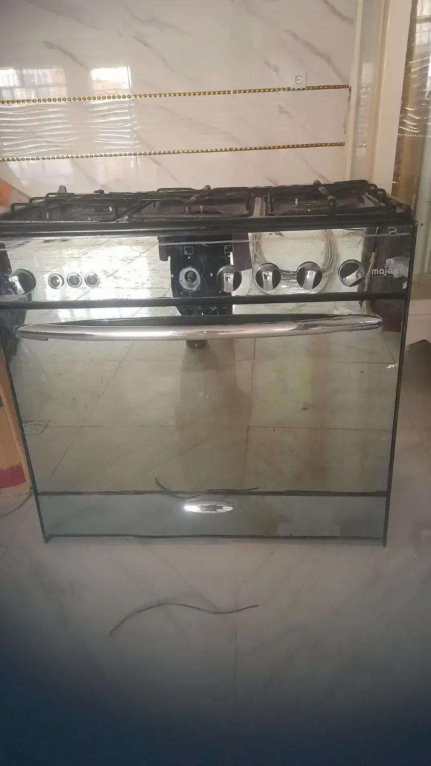 گاز ۵شعله طرح فر|اجاق گاز و لوازم برقی پختوپز|اسلامآباد غرب, |دیوار