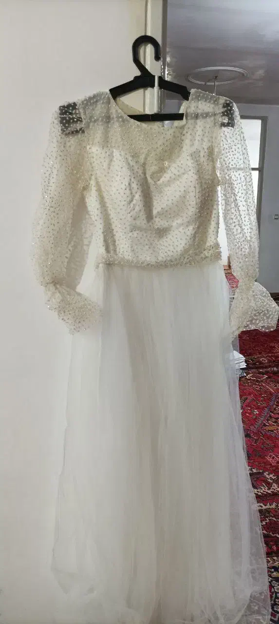 لباس مجلسی سفید سایز ۱|لباس|گوگان, |دیوار