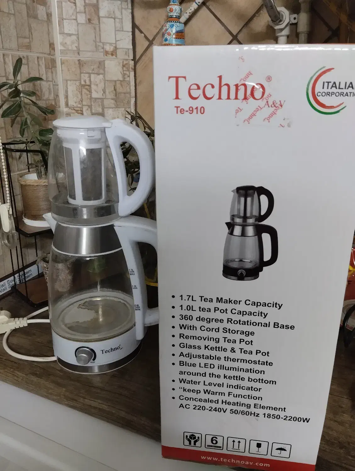 چای‌ساز تکنو|سماور، چای‌ساز، قهوه‌ساز|مشهد, سعد آباد|دیوار