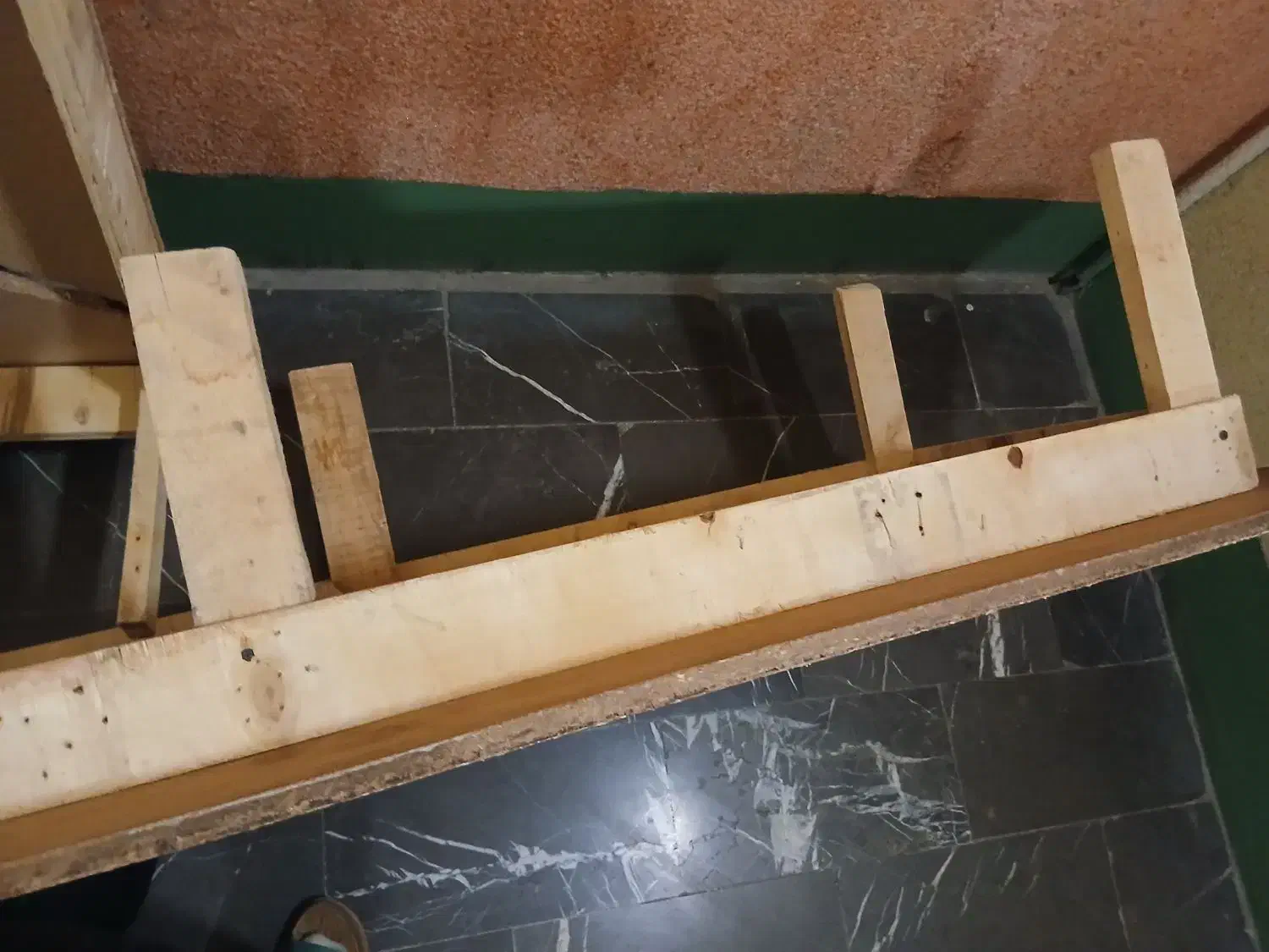 کفی چوبی یک نفره|تخت و سرویس خواب|تهران, زیبادشت|دیوار