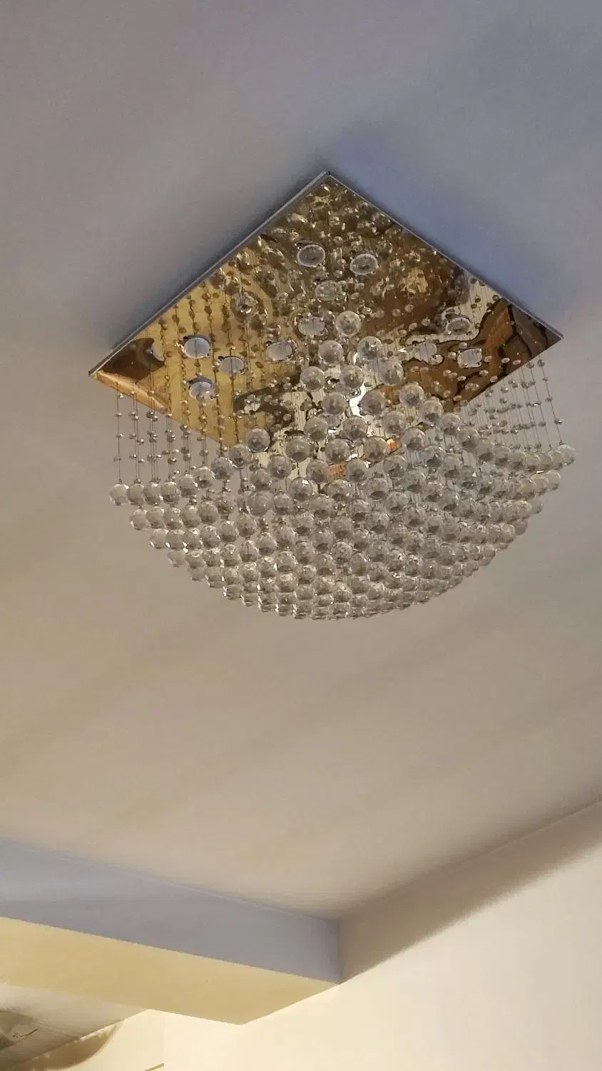 لوستر کریستالی|لوستر و چراغ آویز|شیراز, شهرک ایثار|دیوار