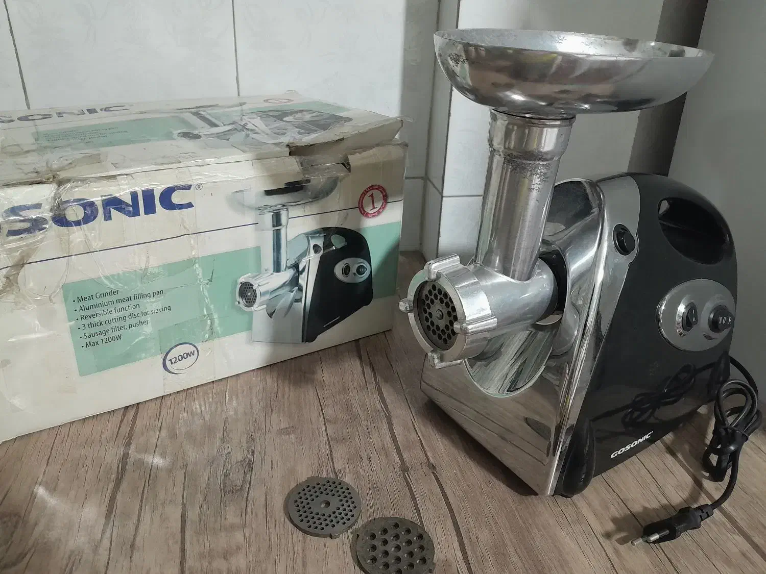 چرخ گوشت برقی گوسونیک|خردکن، آسیاب، غذاساز|اسلامشهر, شهرک مهدیه|دیوار