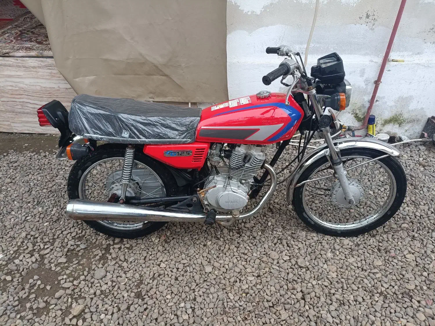 موتور۱۵۰شرکتی پنج دنده مزایده|موتورسیکلت|املش, |دیوار