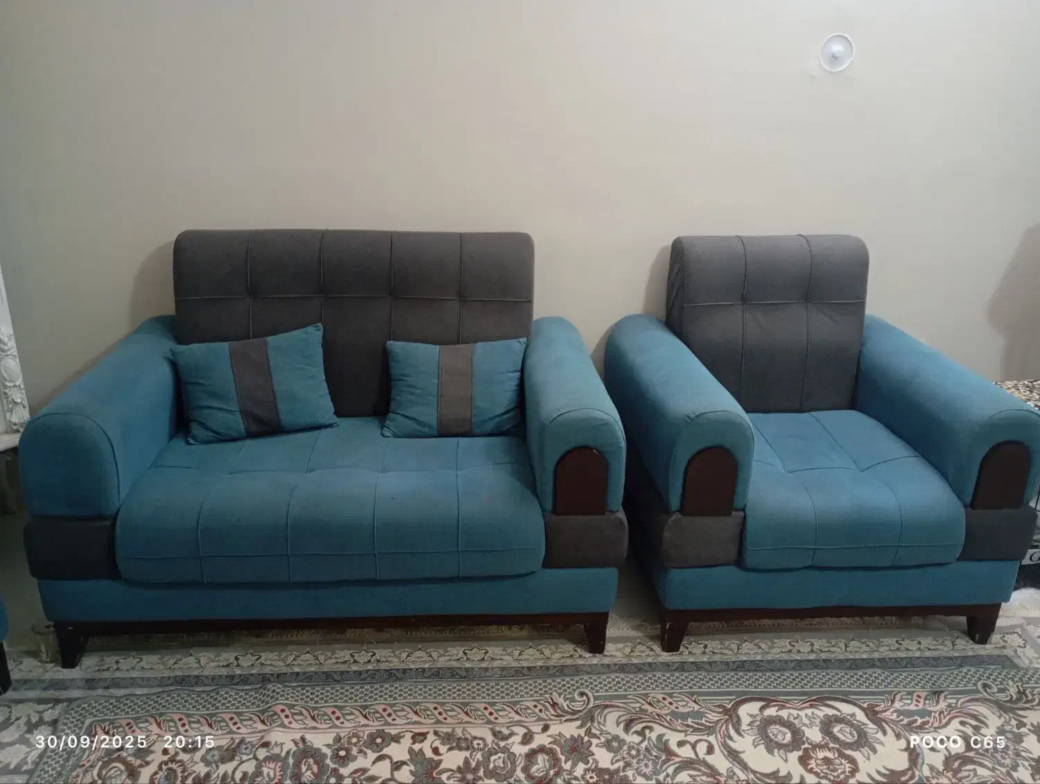 مبلمان۷ نفره و یک گنجه و عسلی|مبلمان خانگی و میز عسلی|تربت جام, یحیی آباد|دیوار