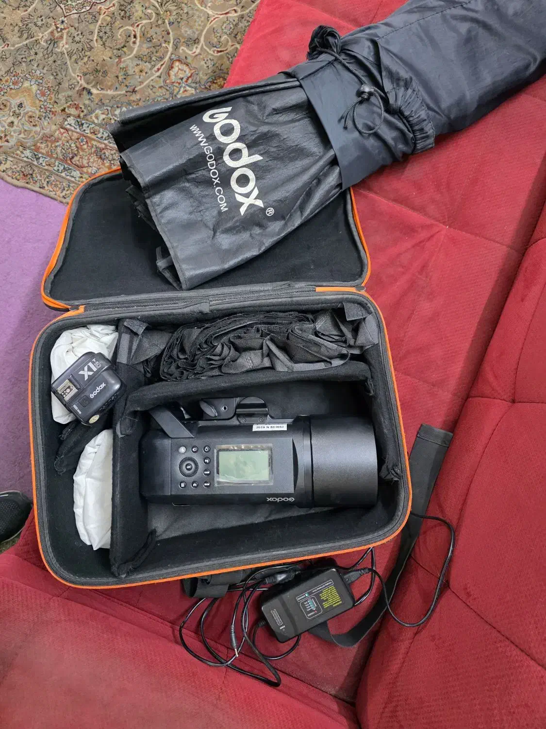 فلاش گودکس600pro   رادیو فلاشx1  سافت باکس هشت ضلع|دوربین عکاسی و فیلم‌برداری|ری, ظهیرآباد|دیوار