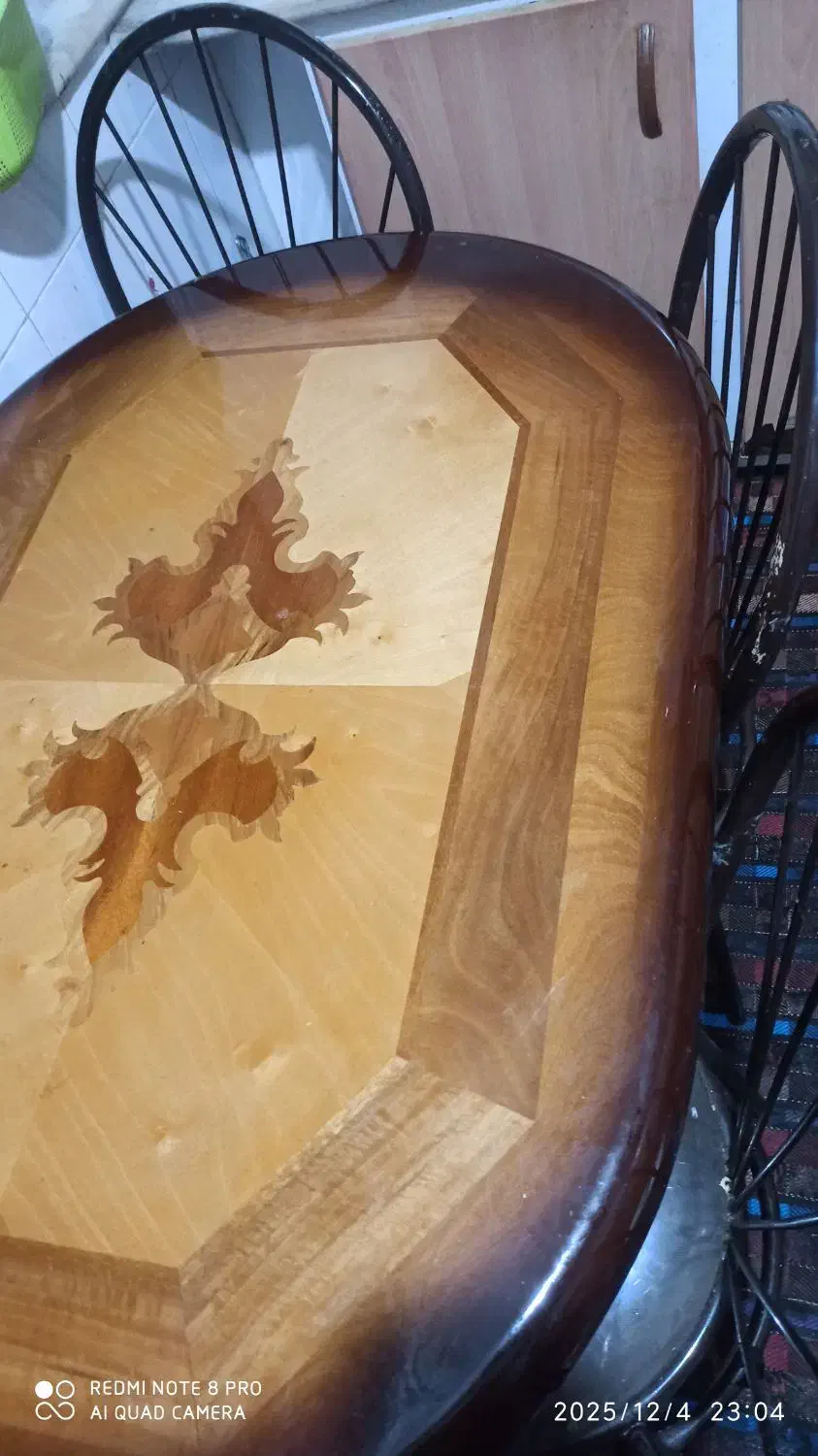 میز ناهار خوری ۴نفره با چوب راش|میز و صندلی غذاخوری|شهرکرد, |دیوار