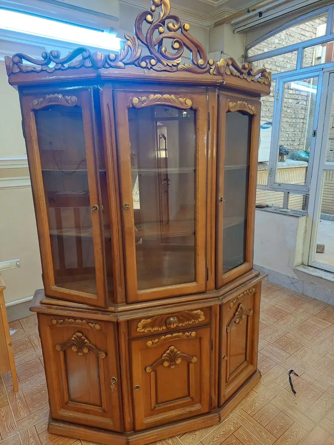 بوفه چوبی|بوفه، ویترین، کنسول|مرند, |دیوار