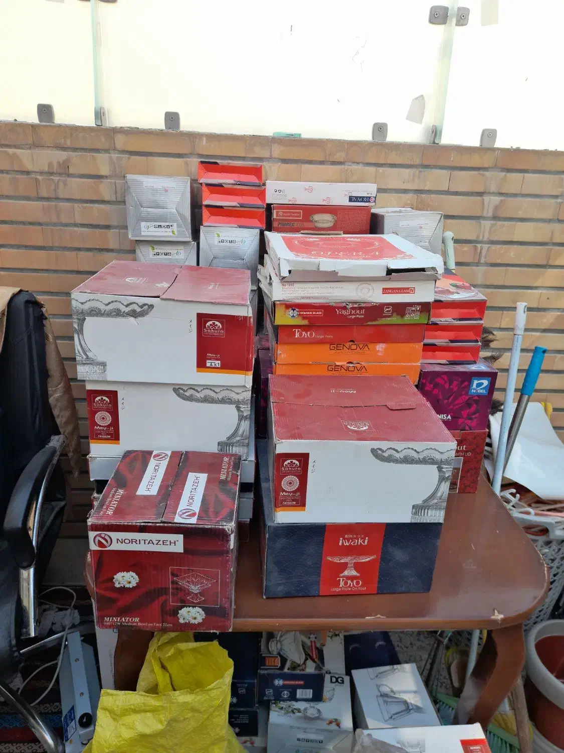 شیرینی خوری ومیوه خوری بلور|ظروف سرو و پذیرایی|اصفهان, سروستان|دیوار