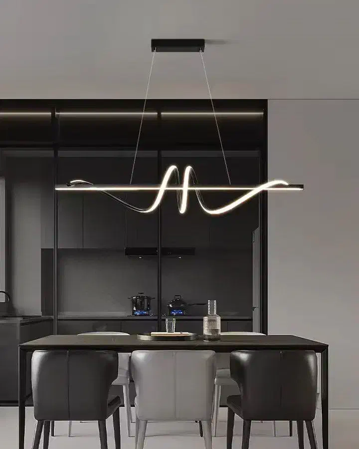 لوستر ‌سقفی خطی طرح افلاک|لوستر و چراغ آویز|تهران, شهرک چیتگر|دیوار