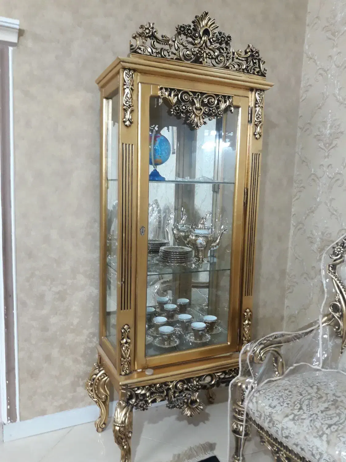 گنجه ورق طلا|بوفه، ویترین، کنسول|چناران, |دیوار
