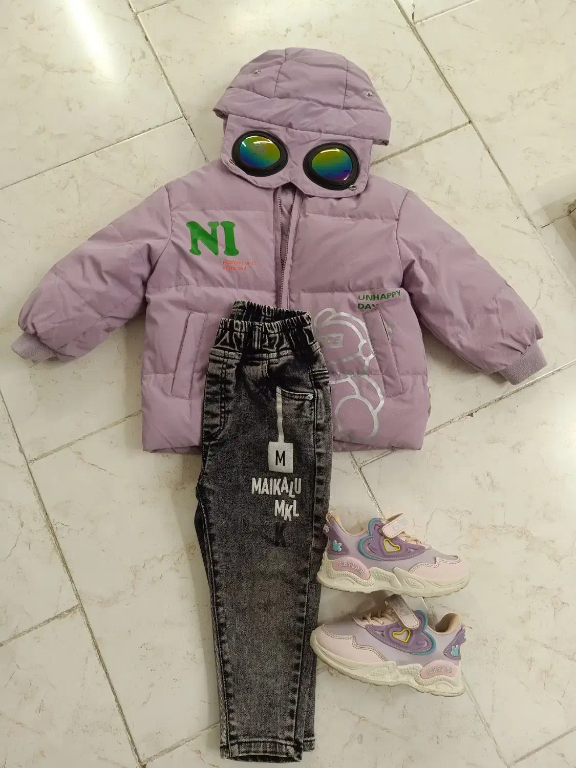 کاپشن و شلوار اسپرت 4تا5سال|کفش و لباس بچه|پردیس, فاز ۸|دیوار