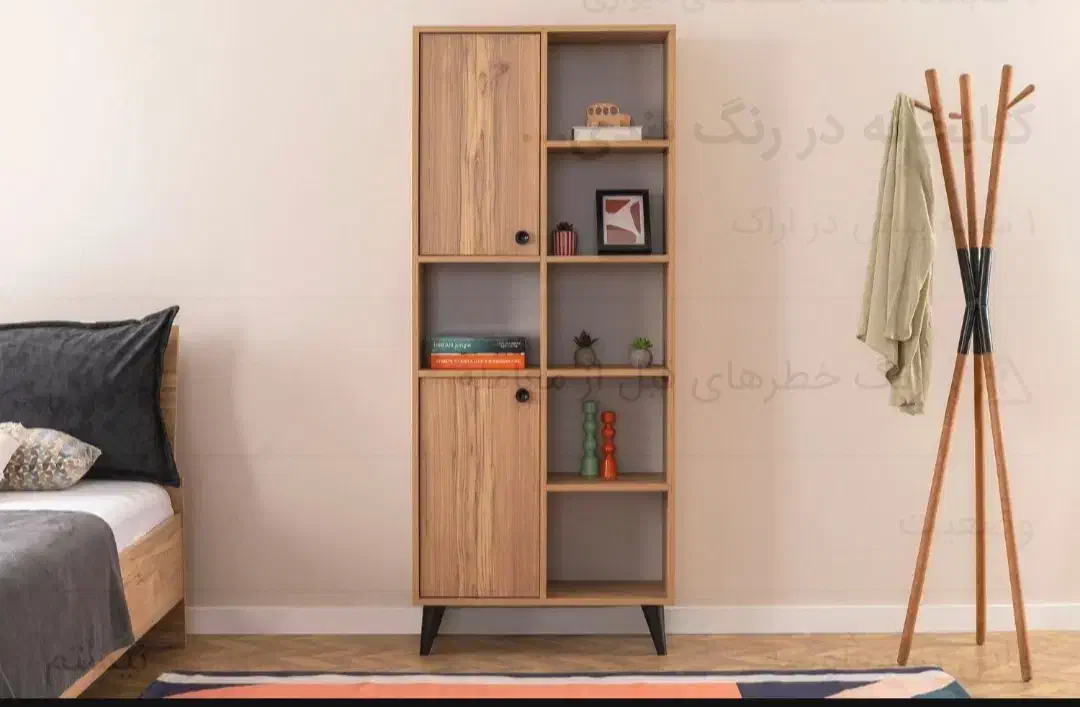 تولیدی انواع کتابخانه زمینی و ایستاده|کتابخانه، شلف، قفسه‌های دیواری|اراک, |دیوار