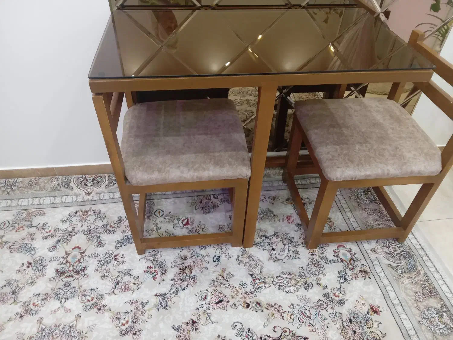 میز دو نفره کمجا|میز و صندلی غذاخوری|قرچک, محمد آباد|دیوار