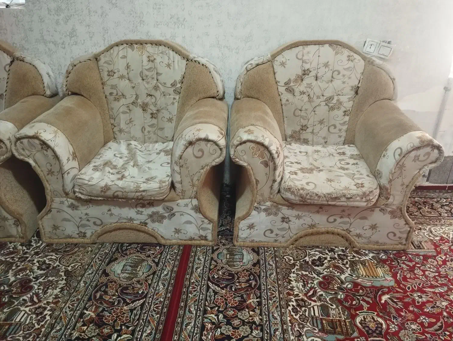 مبل هفت نفر تر تمیز در حدنو|مبلمان خانگی و میز عسلی|تایباد, |دیوار