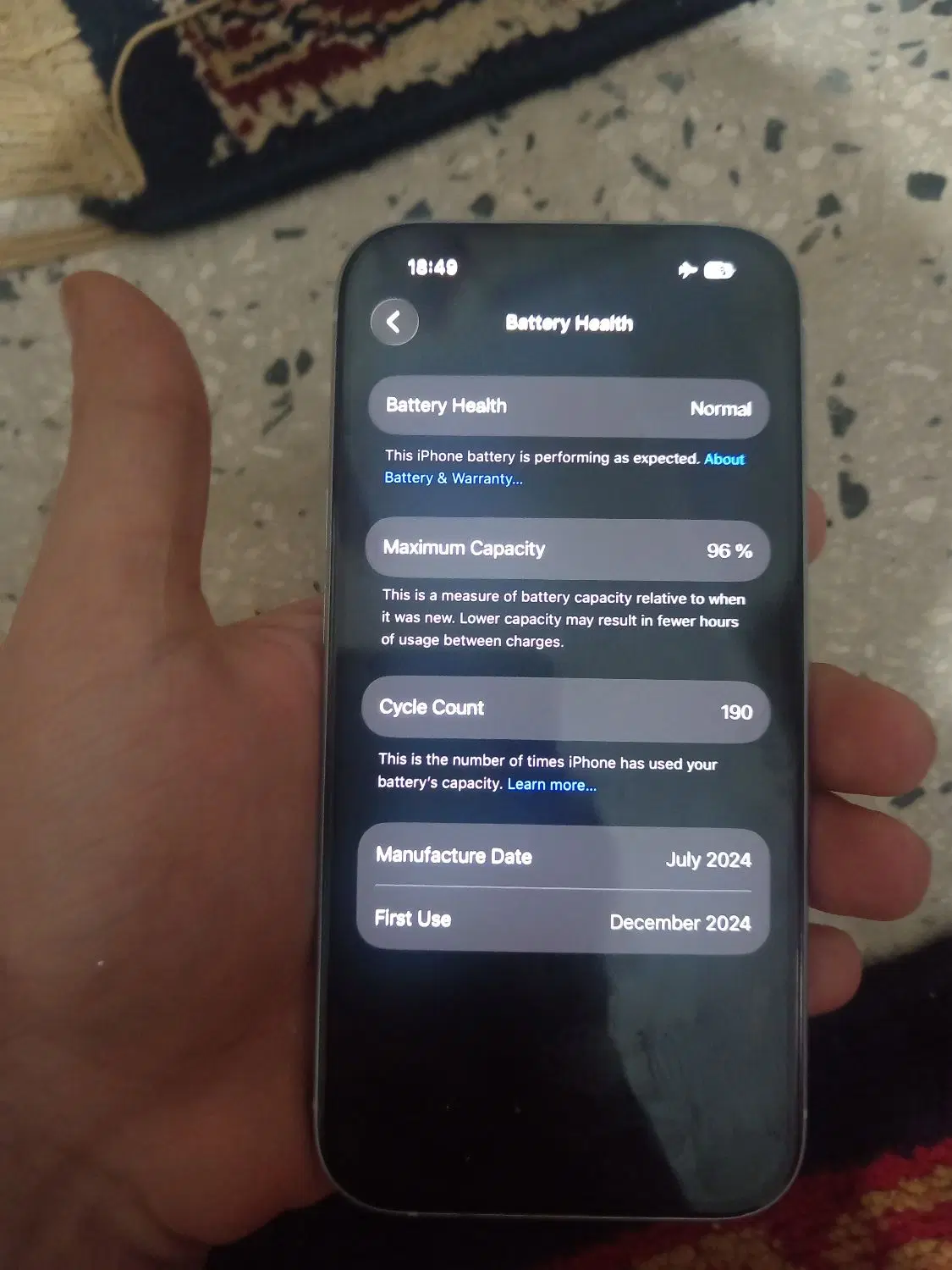 iphone 15 normal|موبایل|تهران, فردوس|دیوار