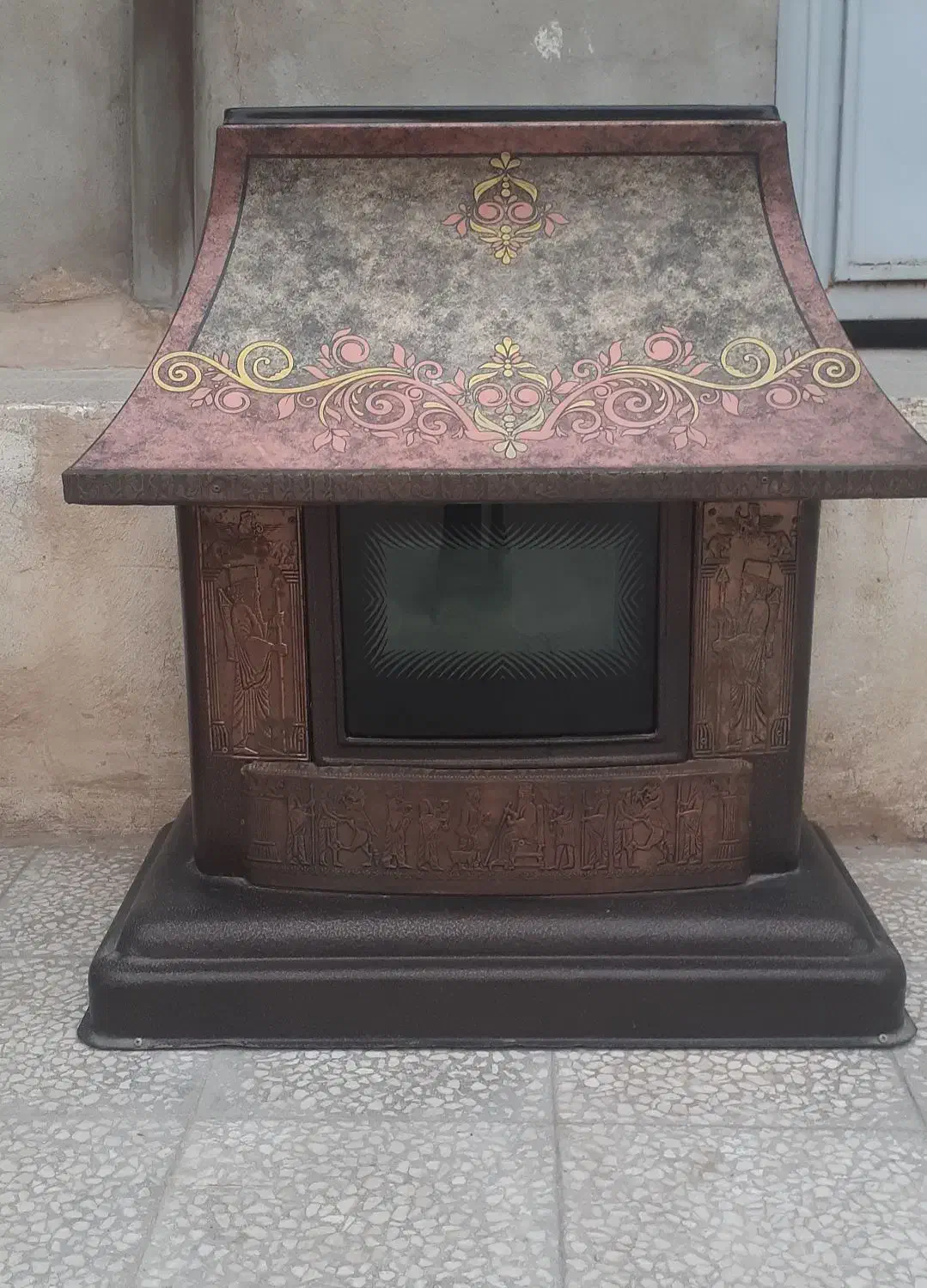 بخاری و میز تلویزیون|بخاری، هیتر، شومینه|قم, تکیه آقا سید حسنی|دیوار