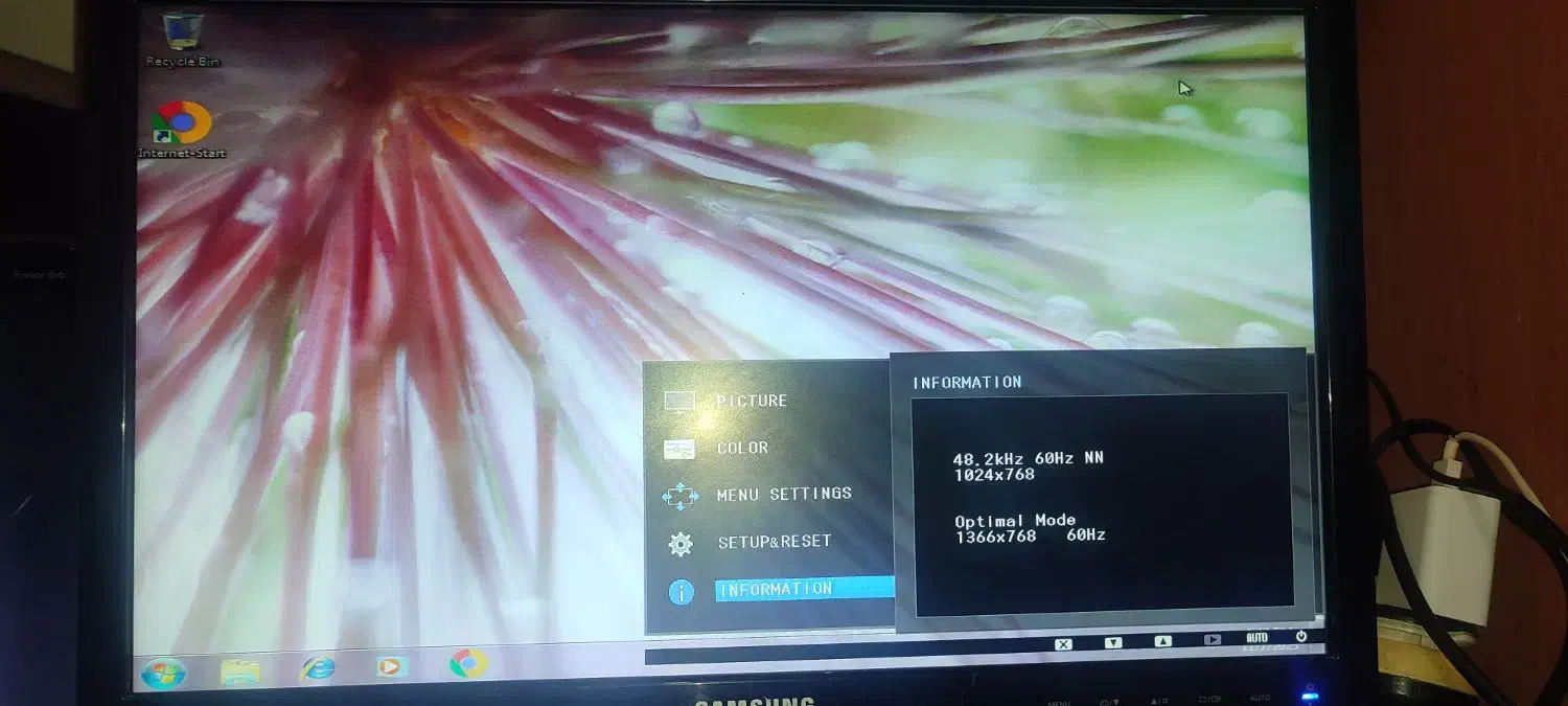 مانیتور ۱۹ اینچ سامسونگ|قطعات و لوازم جانبی رایانه|فردیس, ثابتی|دیوار