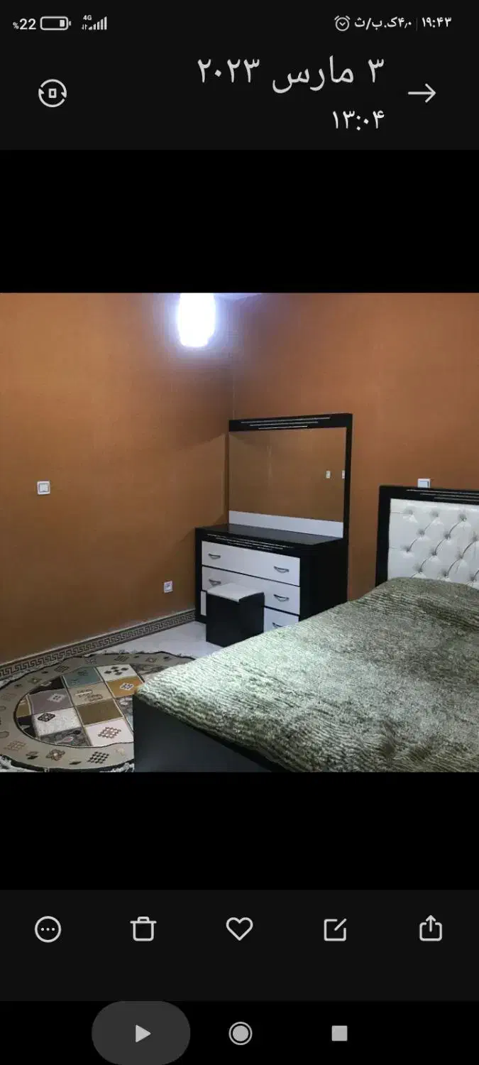 اجاره سویت آپارتمان مبله با کلیه امکانات|اجارهٔ کوتاه‌مدت آپارتمان و سوئیت|محمدشهر, شهرک پیام (مهرالبرز)|دیوار