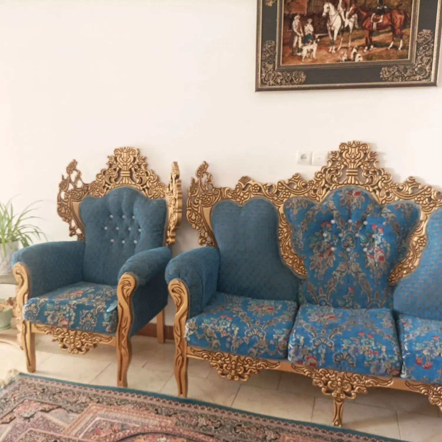 مبل ۷نفره|مبلمان خانگی و میز عسلی|کبودرآهنگ, |دیوار